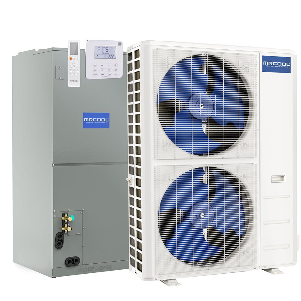 4 TON 15.6 SEER2 (48k BTU) MRCOOL Hyper Heat Central Ducted Complete System - Get MrCool